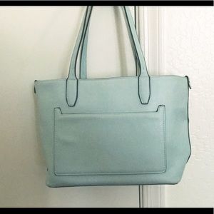 Light blue handbag